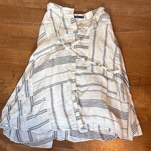 Polo Ralph Lauren linen maxi skirt